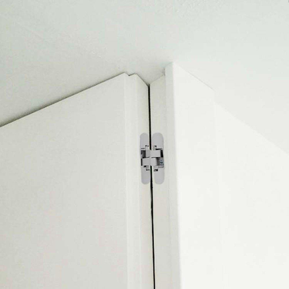 Invisible Stainless Steel Hidden Hinges Furniture Supplies Cross Door Hinge Window Accessories