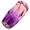 Tonra Crystal Shift Knob Shift Knob Universal Adapter M8 M10 M12 45x100mm 190g MT AT Car Twist Pink X Purple