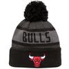 Jake Cuff Beanie Chicago Bulls Hat, Mens Grey Cap