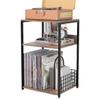 Record Player Stand Record Rack Record Shelf Record Storage 3 Layer Record Player Table Record Player Stand X X 39.5 32.8 65.5cm