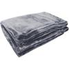 Microflannel Blanket 220x240 Cm Gray