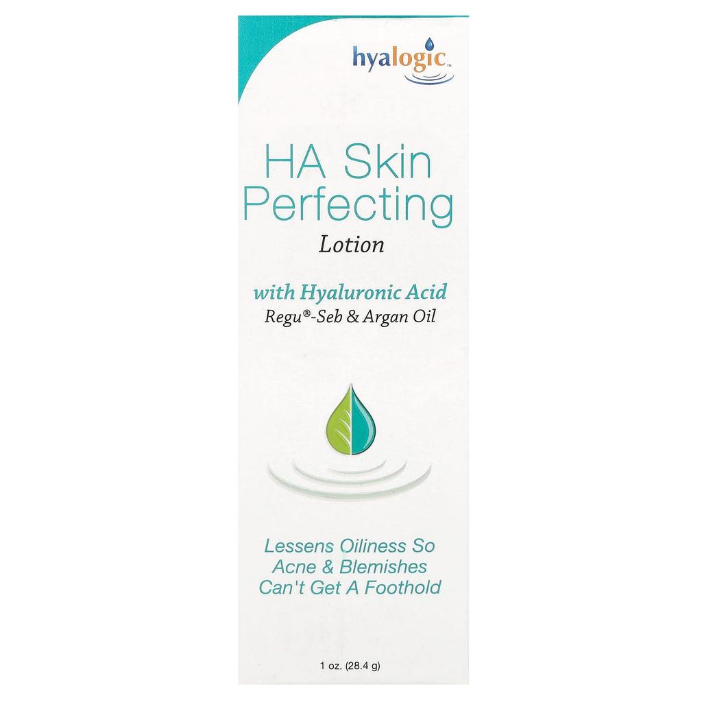 Hyalogic, HA Skin Perfecting Lotion, with Hyaluronic Acid, Fragrance-free, 1 Oz (28.4 G)