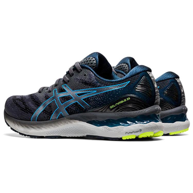 New Asics Gel Nimbus 23 4E Wide 'Carrier Grey Digital Aqua' 1011B005-020