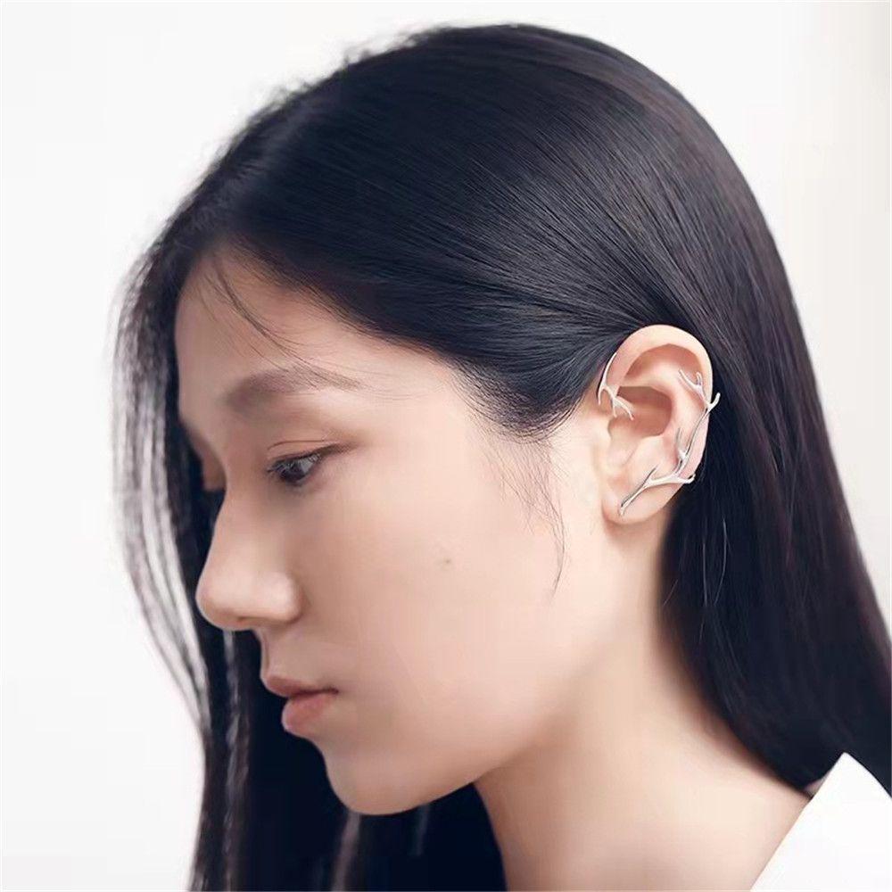 Jewelry No Piercing Ear Clip Elves Branches Ear Cuff Earrings Ear Wrap Fake Piercing