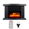 Mini Electric Fireplace Heater Simulated Flame Efficient Heating Quiet Operation Portable Fireplace