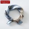 Shanghai Story 100% Mulberry Silk Small Square Scarf Gift