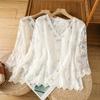 Dimanaf 2025 Summer Women Lace T-Shirt Basic New Fashion Tops Lace Tees Casual Loose Tees