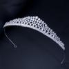 CMM Luxurious Princess Cubic Zirconia Wedding Hair Accessories Tiaras Crown