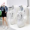 White Shoes for Women  New Summer Students Korean Style Versatile Casual Ins Fashion Shoes Thick Bottom Fashion Sneakers Xt121