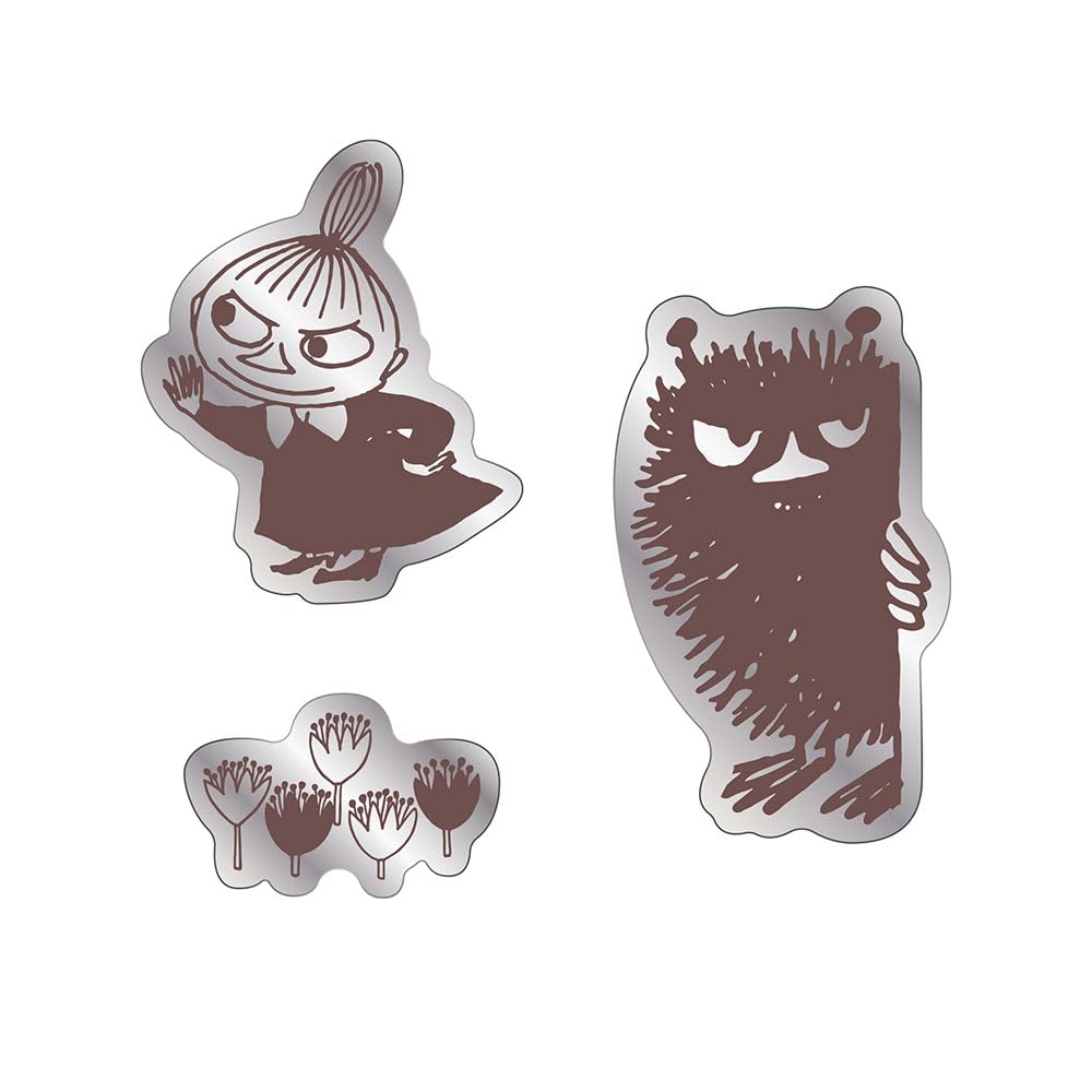 Tees Factory Moomin Decorative My H60 x W41 x Mirror, & Stinky, D1.5mm (MO-5537983MS)