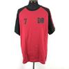 USED/Made In Japan Adidas David Beckham Short Sleeve T-Shirt O/XL Men Red BECKHAM AC Milan