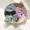Bow Barrettes Hair Accessories Hair Clip Fashion Mesh Ribbon Hairpin Barrettes