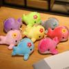 1Pc 12Cm Cute Animal Dolphin Plush Toy Small Pendant Keychain Bag Decoration