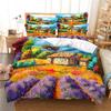 Lavender Manor Bedding Set Duvet Cover Set 3d Bedding Digital Printing Bed Linen Queen Size Bedding Set Fashion Design