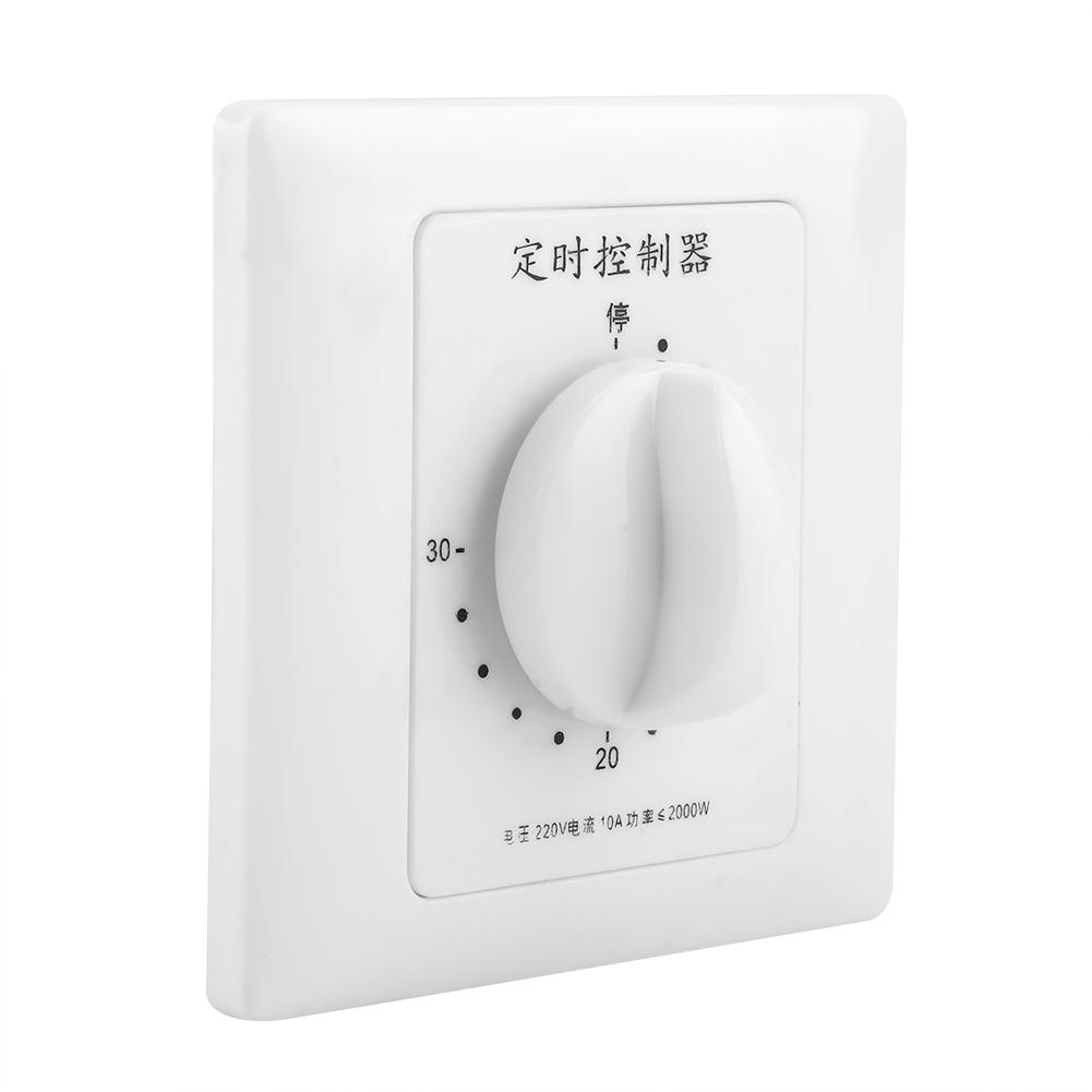 220V Water Pump Timer Mechanical Countdown Indoor Intelligent Time Switch Control