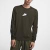Nike Long Sleeve Pullover Crew Neck T-Shirt Men Tops Green CI6215-355