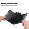 Anti-scan Stainless Steel Case Slim RFID Blocking Wallet ID Credit Card Holder Men