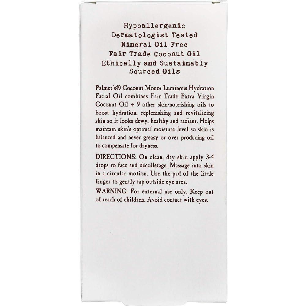 Palmers Coconut Monoi Face Oil 30ml