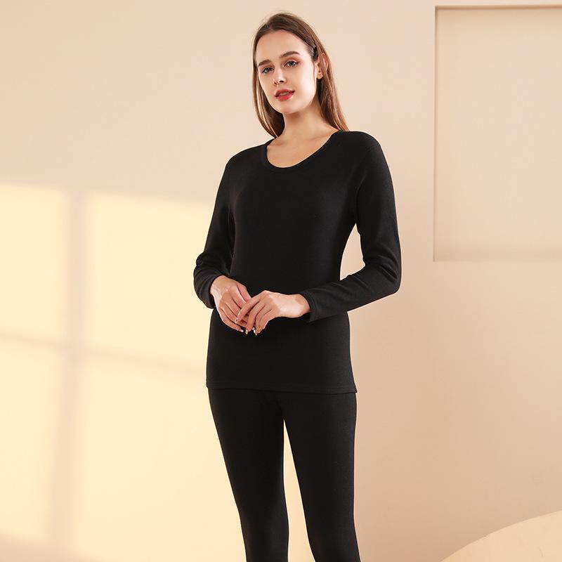 Men's Silk Cashmere Thermal Underwear Set: Velvet-Enhanced for Autumn and Winter