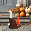 Holiday Porch Goose Outfit,Thanksgiving Clothes for 23" Goose,Outdoor Decoration,Dress Up