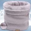 Plush Thick Neck Scarf Women Men Winter Knitted Cashmer-Like Collar Keep Warm Rings Scarves Outdoor Sport Collar Infinity Snood
