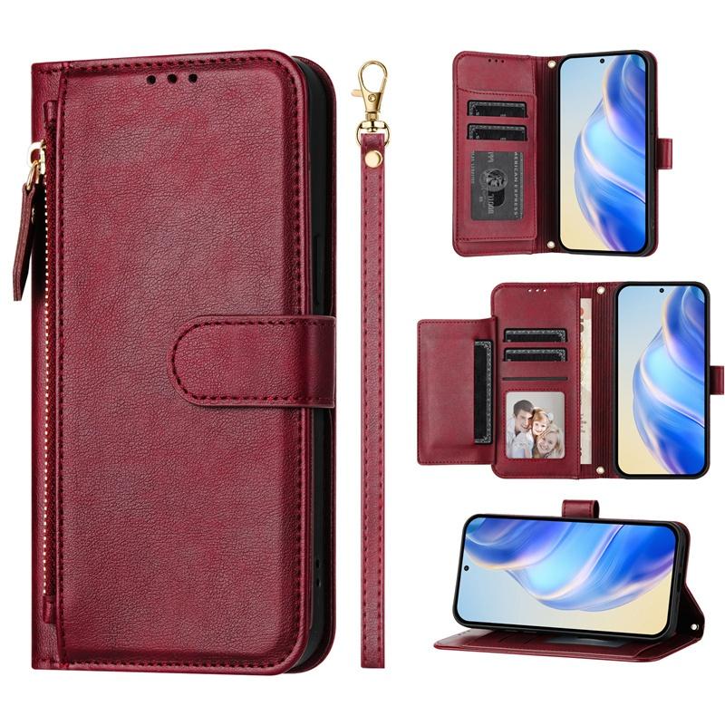 Flip Case for Oneplus 1+ Nord 2T CE 2 3 4 Lite 5G Leather Wallet Cover Card Slot Bag Zipper Casing