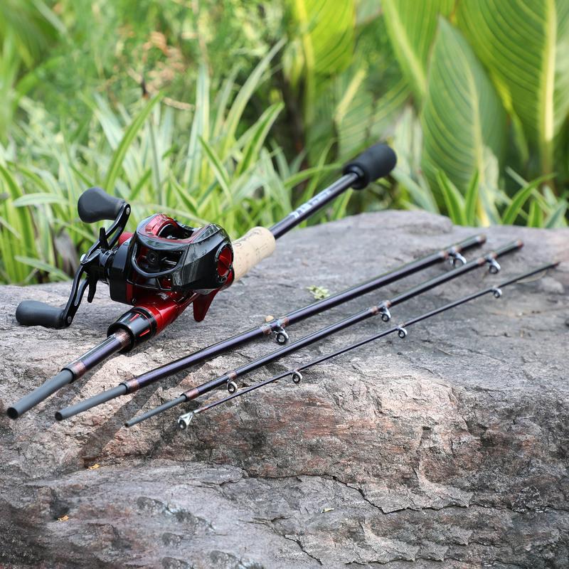 Комбинированные удочки и катушки Удочка для наживки 1,8 м/2,1 н с катушкой 17+1 BB для рыбалки в путешествиях