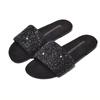 Flat-bottomed Rhinestone Slippers Outer Wear Summer 2025 New Fashion Versatile Special Large Size 41-45 Internet Celebrity Sandals Ins Tide