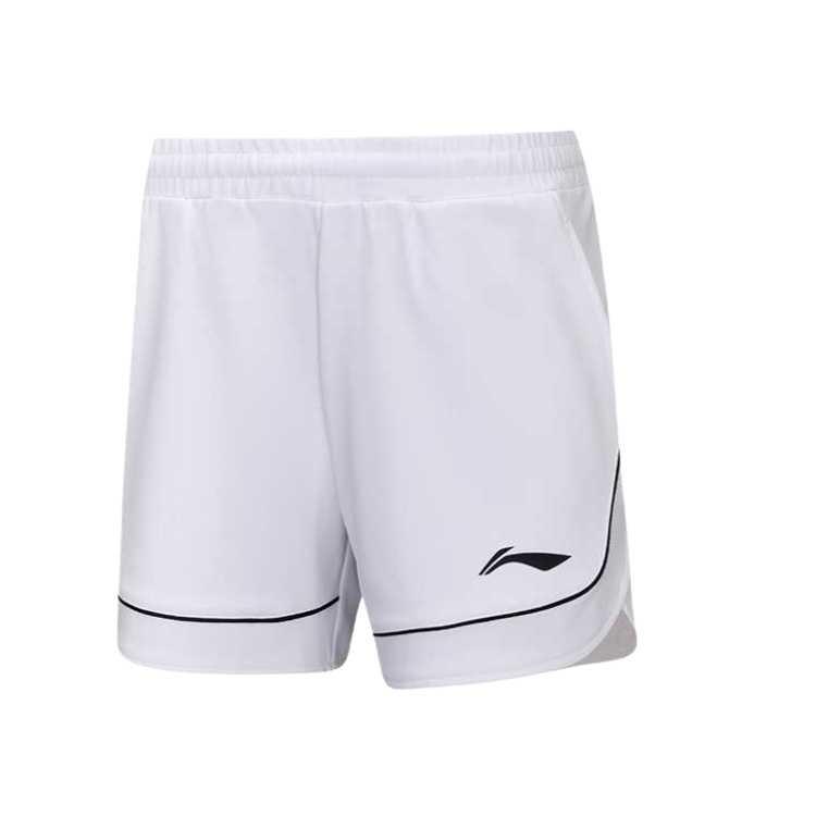 Li-Ning Fashionable Simple Beautiful Trendy Casual Shorts Women Shorts White AAPT056-1