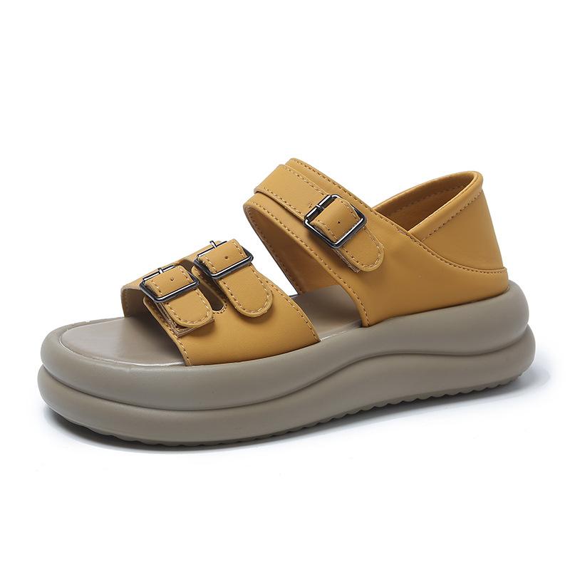 Casual Thick Sole Slope Heel Beachwear Sandals