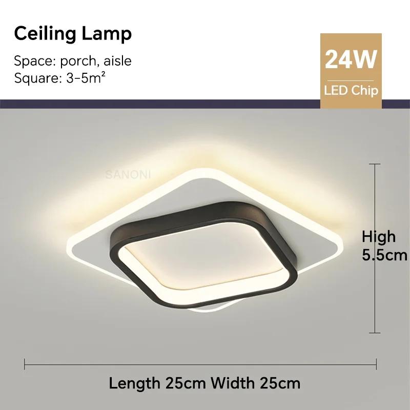 Modern LED Ceiling Lamp For Living Room Stair Aisle Cloakroom Hallway Bedroom Ceiling Light Indoor Home Decor Lighting Fixture