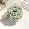 16 Colors Sweat Medium Size Cotton Fabric Rose Flower Hair Claw Clips for Women Korean Ctach Shark Clamp Hair Accessories