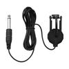 Clip-on Instrument Pickup Guitar Pick-up Mini Transducer with 14 Inch Connector 2.4M Cable for
