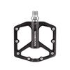 ROCKBROS Bicycle Flat Aluminum For Road Cross Bearing Set of Black Pedals, Lightweight, Pedals, Alloy, Bikes, Bikes, MTB, Etc. Platform, Anti-Slip,