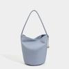 2025 Korean Version of Trendy Foreign Style Soft Portable Bucket Bag Simple Daily Large-capacity Bag Texture Shoulder Bag Women