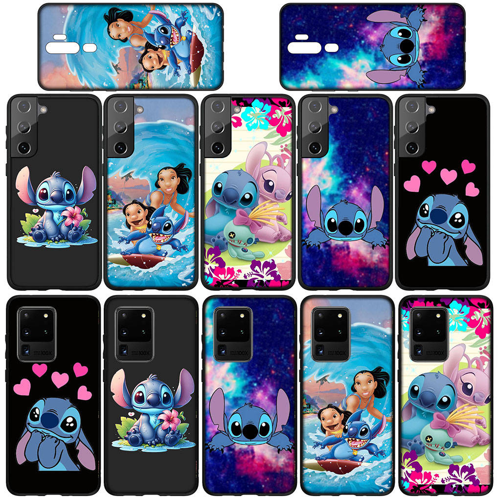 Phone Case for Samsung Galaxy S24 S23 iPhone 15 14 Xiaomi Redmi Note 13 12 11 8 10 9 Pro Max X XR OPPO A15 Huawei Comics Lilo Luxury Stitch Cover