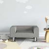 VidaXL Children's Sofa Light Grey 50x40x26.5 Cm Velvet 3196337