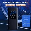 Electric Air Compressor Car Tire Inflatable Pump Car Tyre Inflator LCD Display Portable Air Pump for Car Motorbike Auto Bicycle