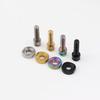 Titanium Zinc Zinc Alloy Bicycle Front Wheel Fixing Screw Bicycle Fixing Screw Gasket  Road Bikes