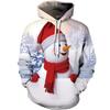 Sweatshirts Men Fashion Autumn And Winter Christmas Sweater 3D Print Oversized Hooded Unisex Man Woman Funny Harajuku Pullover