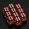 D6 Dice Set 14mm Transparent Dice for Puzzle Making Crafts and Classroom Set of 10