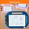 Magnetic Kids Writing Drawing Slate Magic Eraser Doodle Pad Color Sketch Board