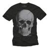 Punk Rock Music Mens Skull T-Shirt - Men's Tattoo Biker Skull Shirt