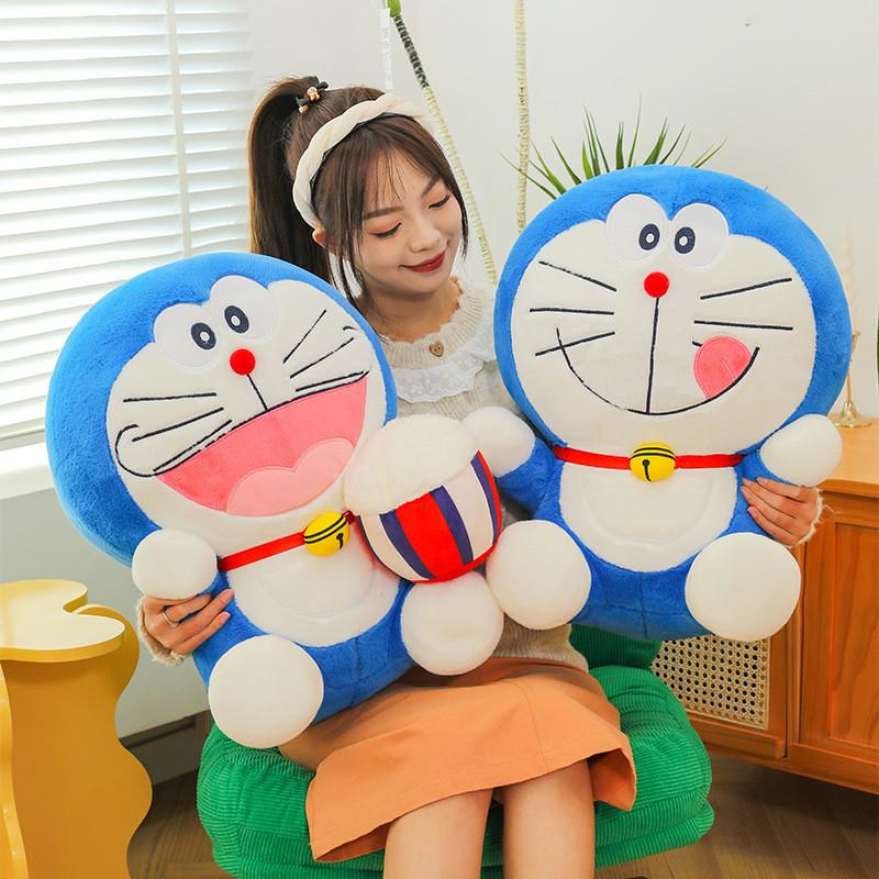 Toy Plush Doraemon Popcornthemed Blue Cat Robot Plush Pillow And Stuffed Doll