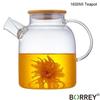 1L Glass Teapot Heat-Resistant Flower Tea Pot Kettle Large Clear Fruit Juice Container Ceramic Household Drinkware