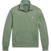 Polo Loopback FW24 Logo Embroidered Print Pullover Long Sleeve Sweatshirt Men Sweatshirt Green 710934601-007