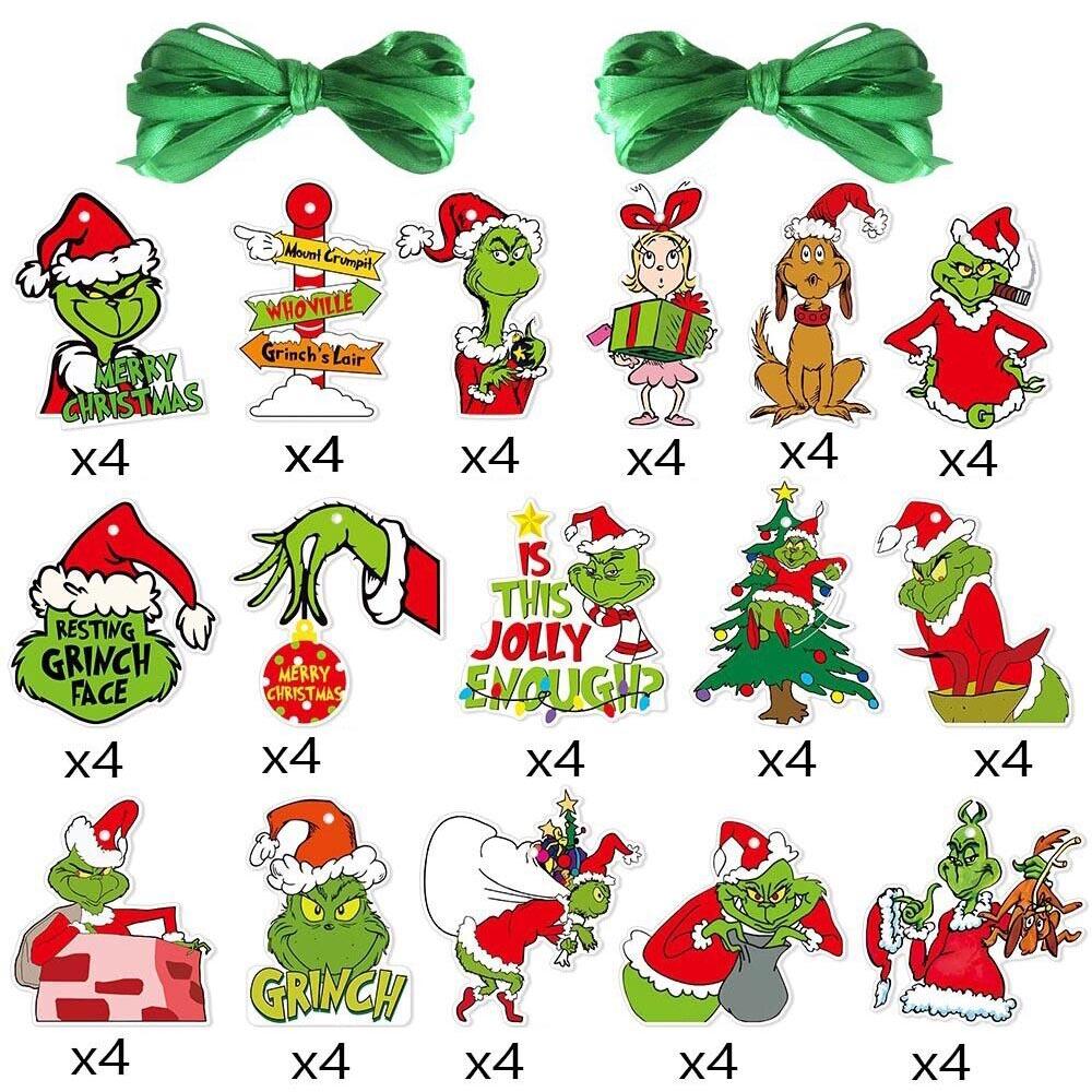 64 шт. Подвесные украшения на елку для украшения дома