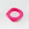 Acrylic Geometric Chunky Bangles Colorful Wristband New Charm Bracelet  Women