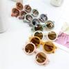 New Fashion Children's Sunglasses Infant's Retro Solid Color Ultraviolet-proof Round Convenience Glasses Eyeglass for Kids