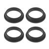 INFINAUTO Parking Sensor Seal Rear Parking Reverse Sensor Ring No.66206923000 Black Set of 4